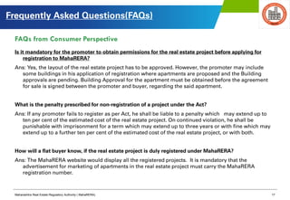 Maha rera overview | PDF