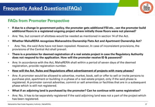 Maha rera overview | PDF