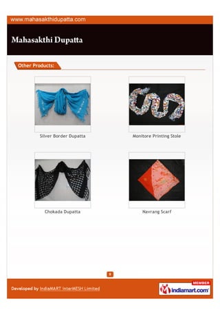 Other Products:
Chokada Dupatta Navrang Scarf
Rang Tarang Crafted Scarf Designer Sea Scarf
 