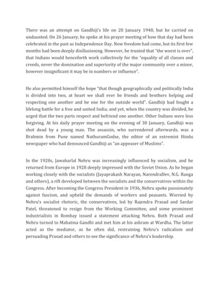 Mahatma gandhi and the nationalist movement | DOCX