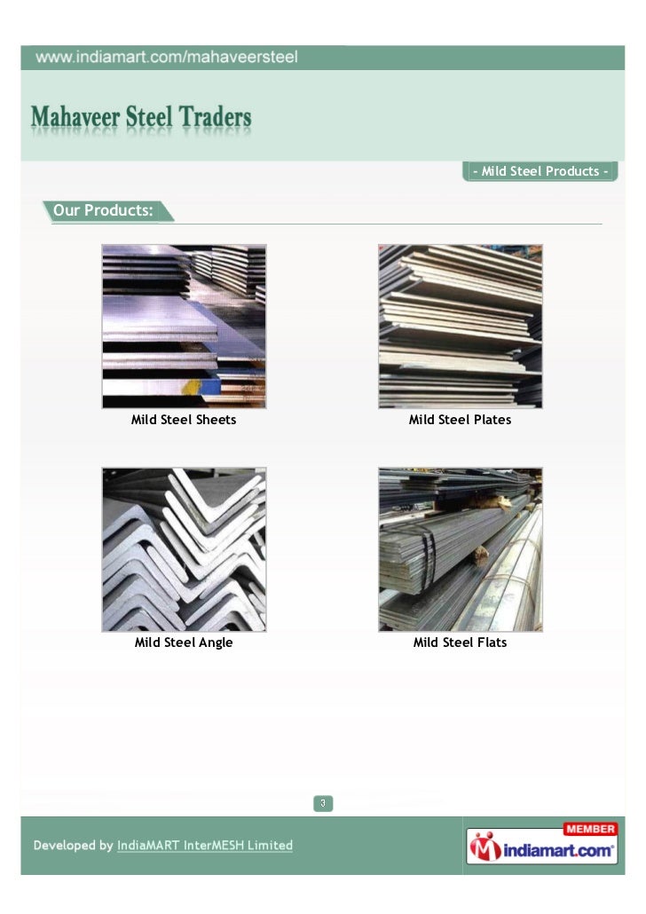 Mahaveer Steel Traders, Chennai, Mild Steel Products