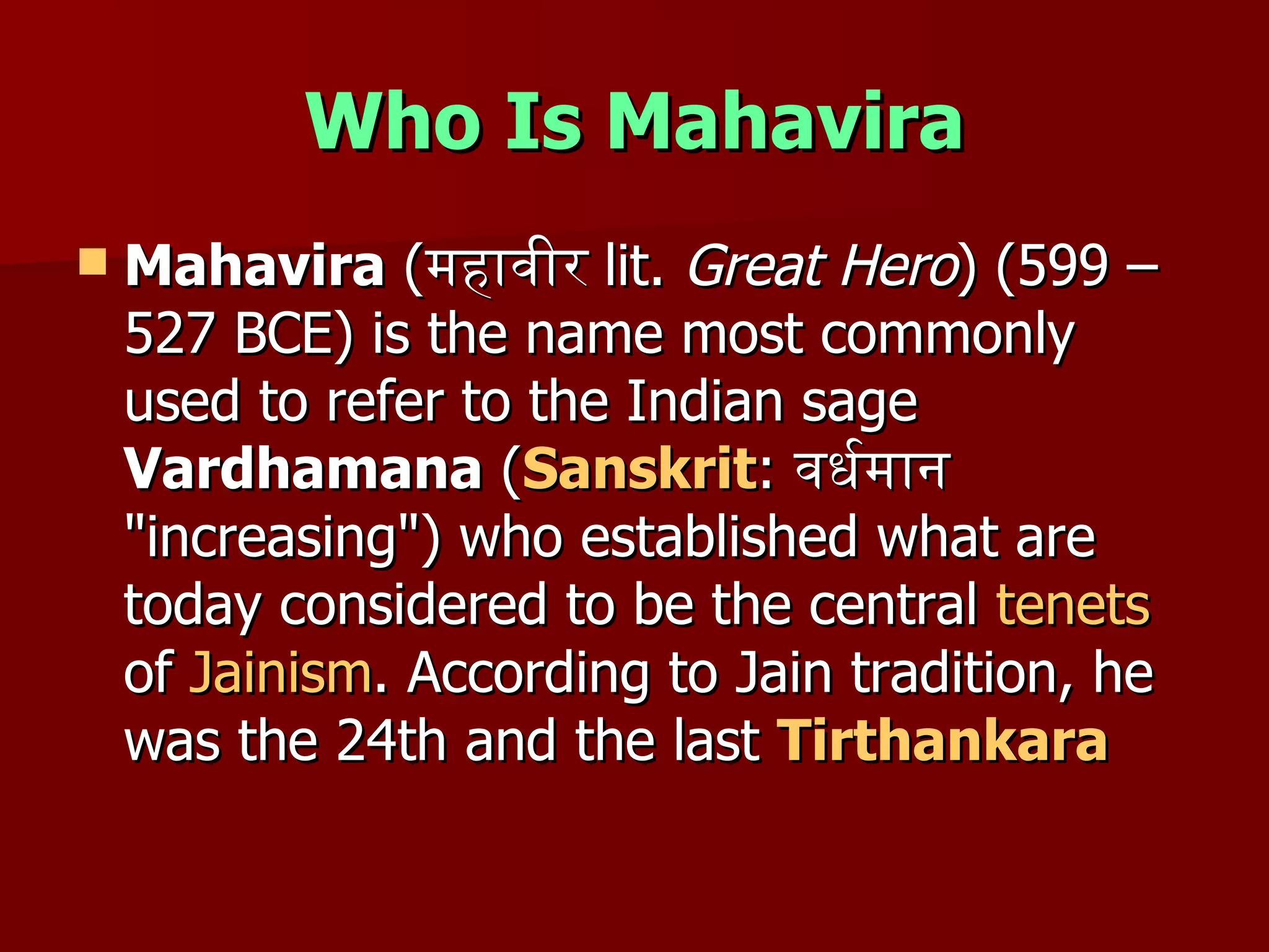 Mahavira's teaching | PDF