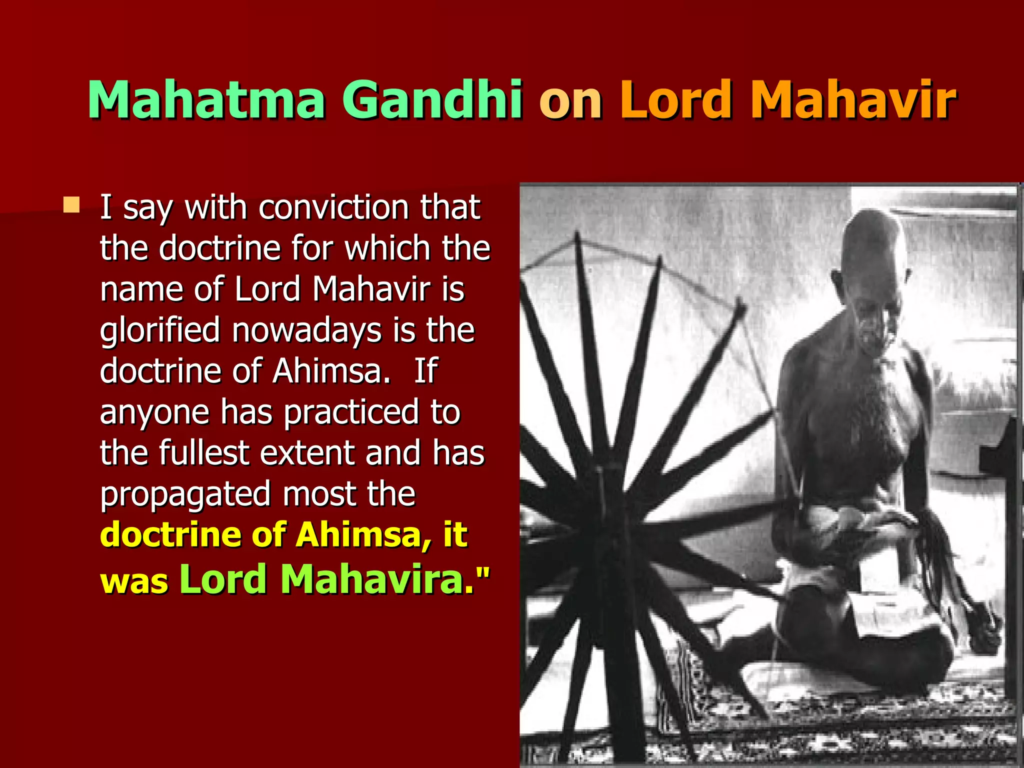 Mahavira's teaching | PDF