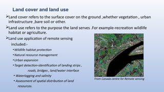 APPLICATION OF REMOTE SENSING IN GEOSCIENCE | PPTX