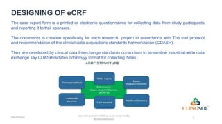 Ecrf Form.pdf Database Creation in Clinical Trials: The AI Advantage | PPTX