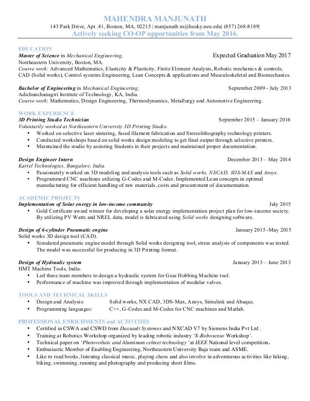 mahendra design engineer resume automotive engineer resumes