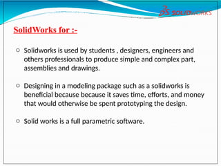 solid works presentation for award of diploma | PPTX