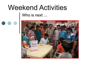 Weekend Activities Who is next …  