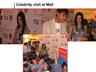 Celebrity visit at Mall 
