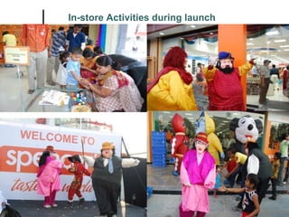 In-store Activities during launch   