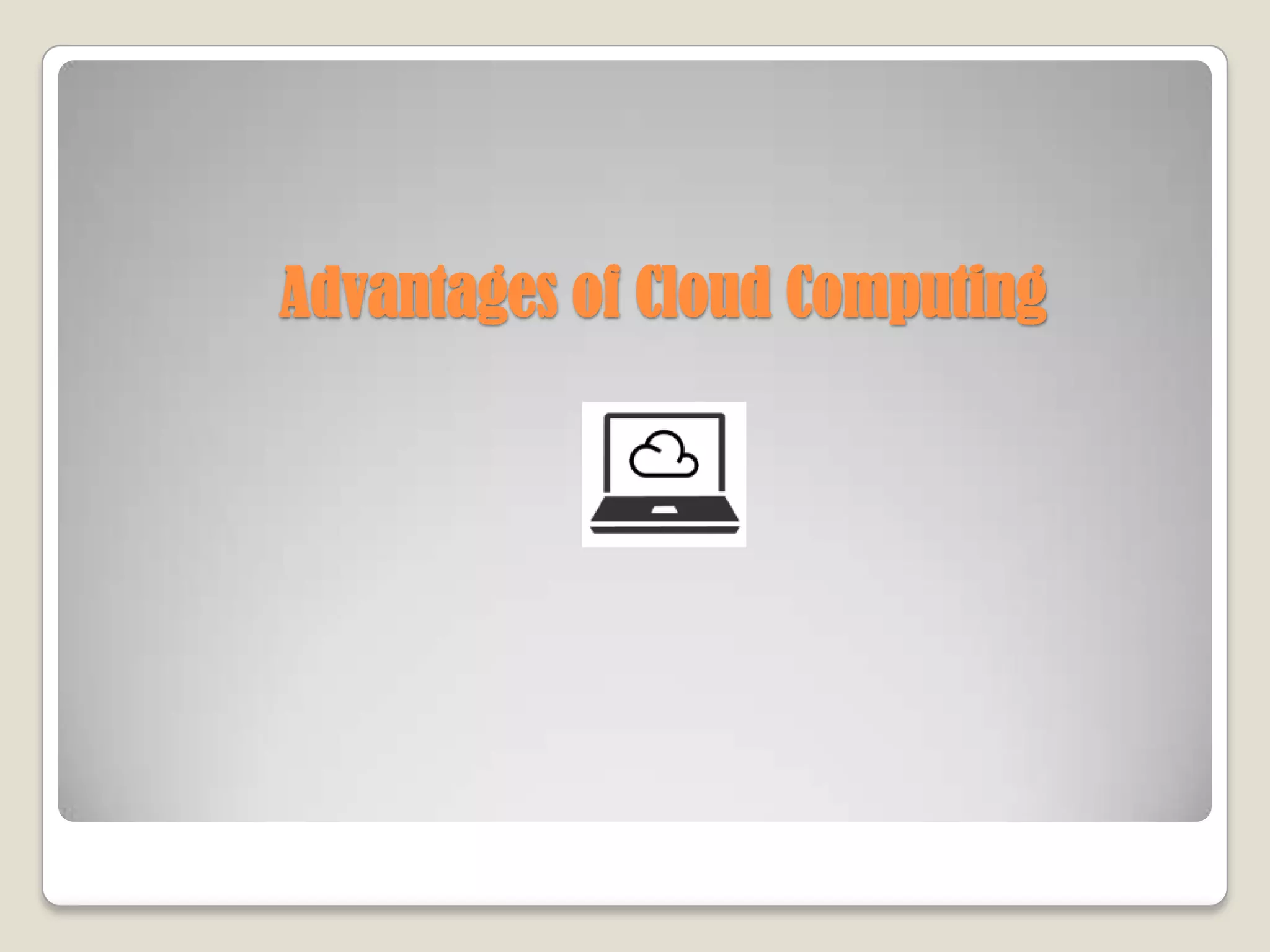 Cloud Computing for college presenation project. | PPTX