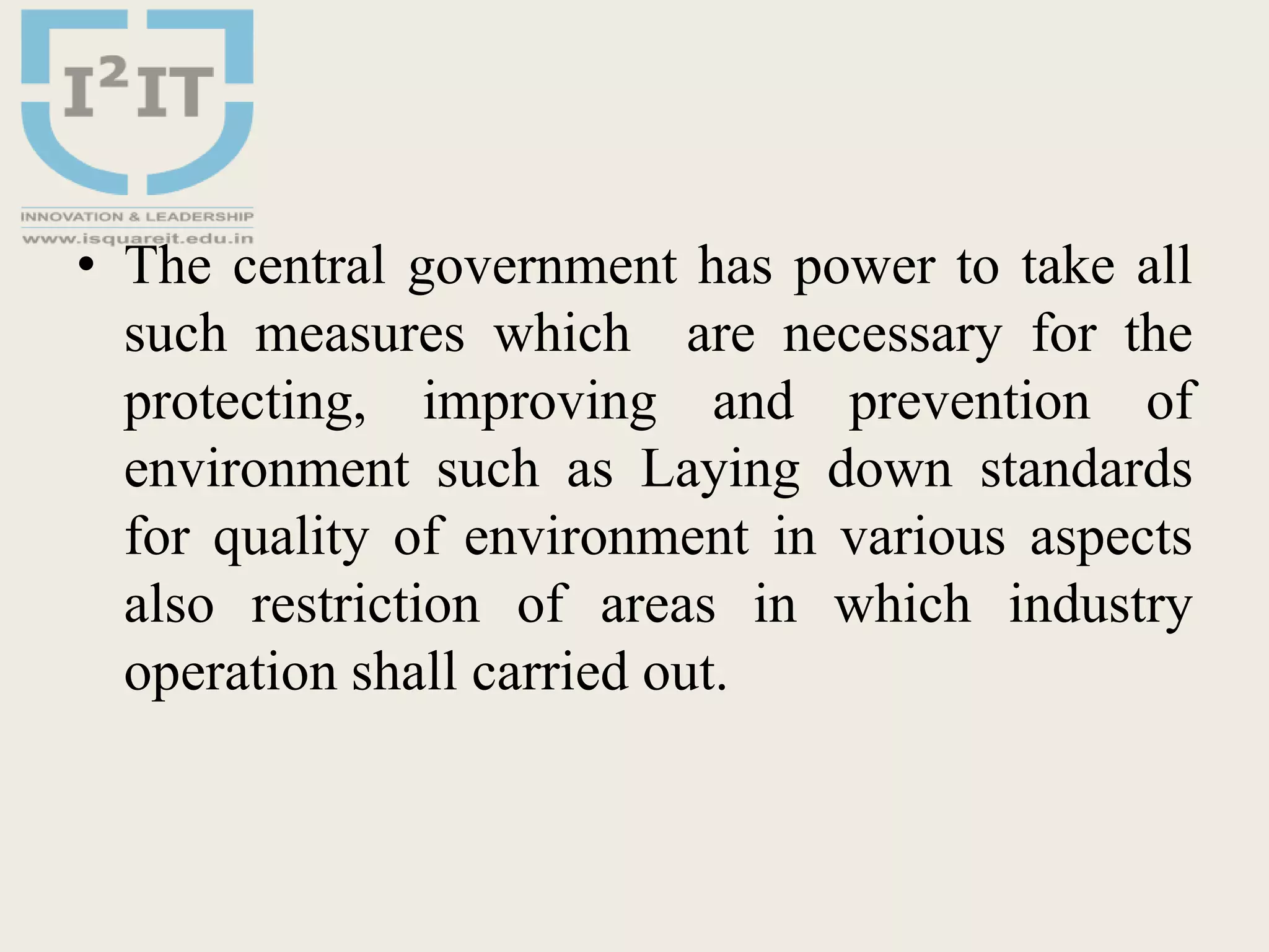 The Environment Protection Act | PPT