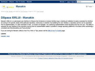 Introducing Dspace @ ILRI