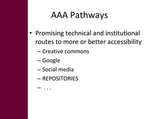 Introducing Dspace @ ILRI