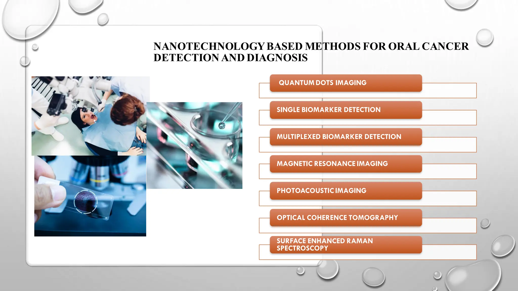 Nanotechnology in Oral cancer - A boon to the diagnosis | PDF