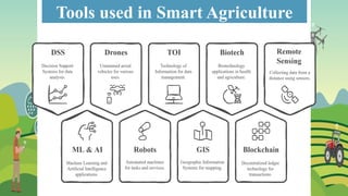 Tools used in Smart Agriculture
 
