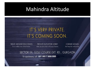 Mahindra Altitude  