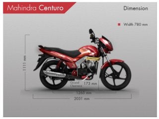 mahindra centuro top speed