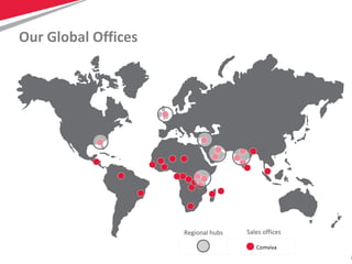 8
Regional hubs Sales offices
Comviva
Our Global Offices
 