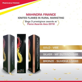 Mahindra Finance - Awards