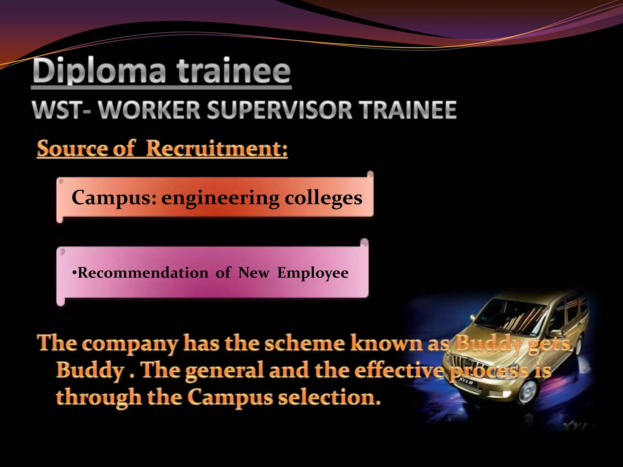 Campus: engineering colleges


•Recommendation of New Employee
 