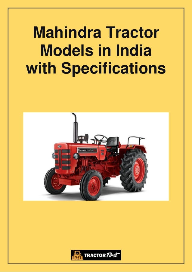Price List of Mahindra Tractor in 2022