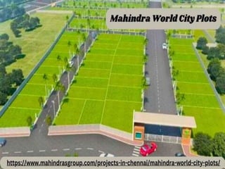 Mahindra World City Plots Invest In Your Future