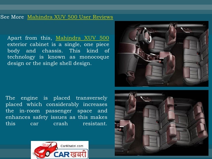 Mahindra xuv 500 spellbounds with best enrooted engine configuration