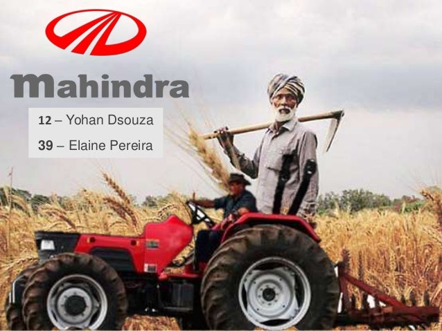 Mahindra Tractors - Rural Marketing