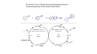 Ni and Pd: Cross−Ullmann Reaction Illustrating Selective
Transmetalation By the Persistent Metal Effect
 