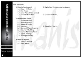 MAHIS URBAN PLANNING ANALYSIS