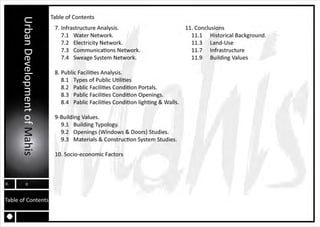 MAHIS URBAN PLANNING ANALYSIS
