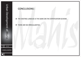 MAHIS URBAN PLANNING ANALYSIS