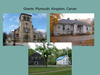 June 3, 2010
Grants: Plymouth, Kingston, Carver
Annual Meeting
January 27, 2010
 