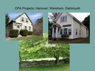 June 3, 2010
CPA Projects: Hanover. Wareham, Dartmouth
Annual Meeting
January 27, 2010
 