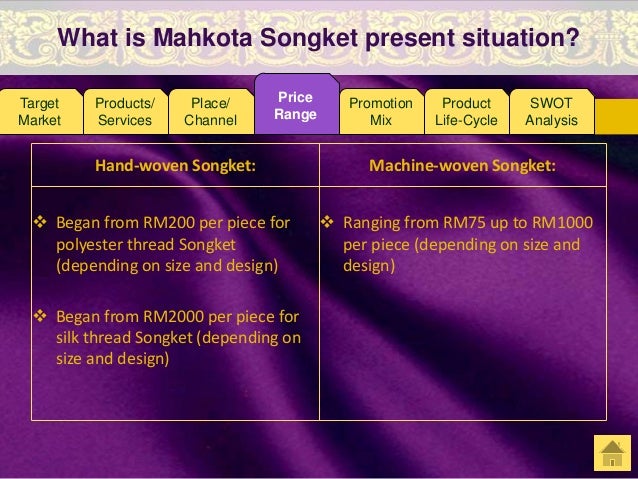 Mahkota songket ppt.