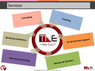 Services
TheNeweconomy.co.za. All rights reserved.
 
