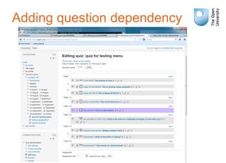 Adding question dependency
 