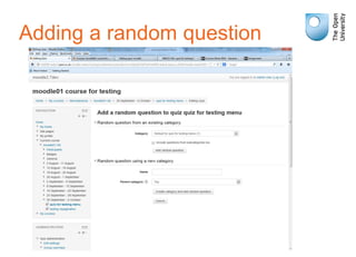 Adding a random question
 