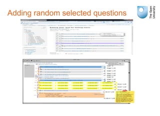 Adding random selected questions
 