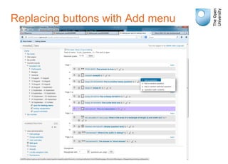 Replacing buttons with Add menu
 
