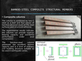 composite member bamboo steel | PPTX