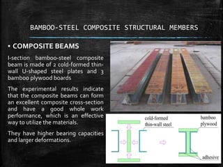 composite member bamboo steel | PPTX