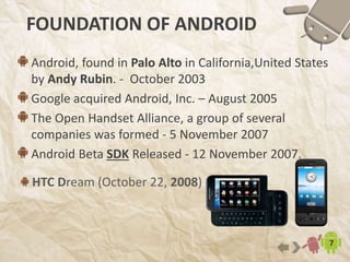 Mahol Android Ppt Ppt Mahol Android Ppt Ppt