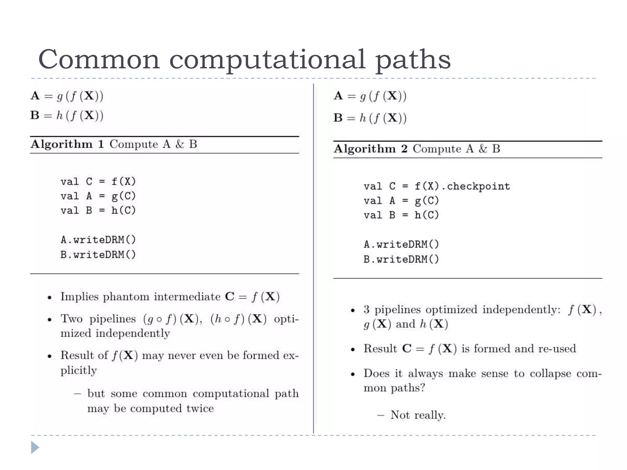 Common computational paths
 