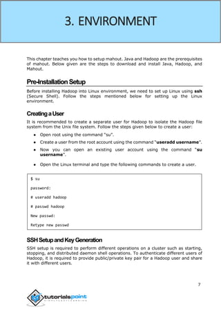 Mahout tutorial | PDF