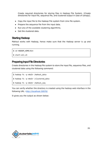 Mahout tutorial | PDF