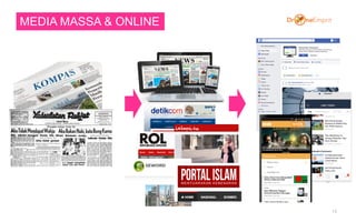 15
MEDIA MASSA & ONLINE
 