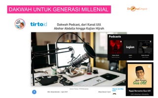 20
DAKWAH UNTUK GENERASI MILLENIAL
 