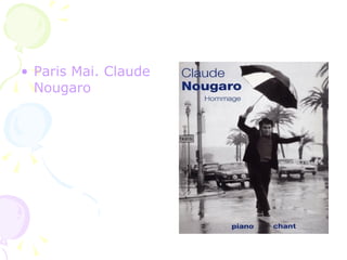 Paris  Mai .  Claude   Nougaro 